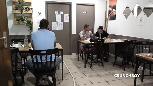 Straight boy fucked by Apolo Adrii in restaurant