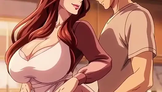 Big tits stepmom teaching her stepson the pleasures of intimate touch