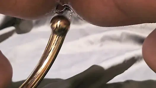 Prostat masajı eller boşalmaz prience-albert-piercing pirsingli aşçı