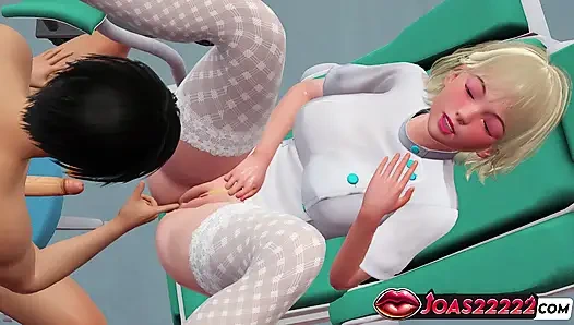 Ateşli hemşire Yoshida bounce 3d hentai - sıkı göt parmaklama, çift vibratör dp ve g-spot fışkırtma