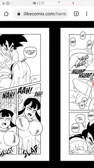 İlk balayında Dbz'nin goku lanet chichi'si.