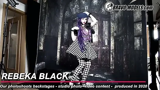 386 -фотосессия за кулисами Rebeka Black - Взрослый