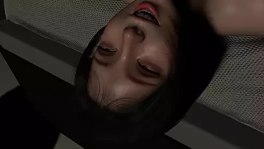 Tombul Asyalı adam misyoner ateşli Asyalı evli kadınla sikişiyor