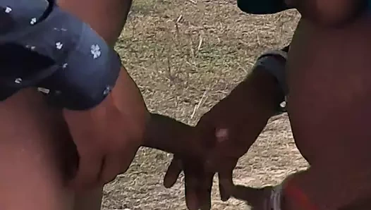 Açık havada sabah sikişi