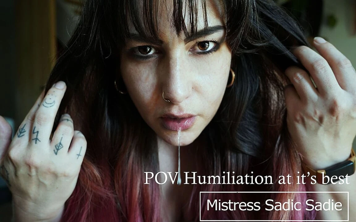 HD Pov Spit Humiliation Degrading You Like You Deserve Feat Sadic Sadie Face Fetish Spitting Gonzo Mistress Foot Fetish K Porn (4K Ultra) - Sydney Special