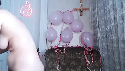 Fışkırtmalı dildo - seksi doğum günü akışı - tam gösteri - bölüm 3