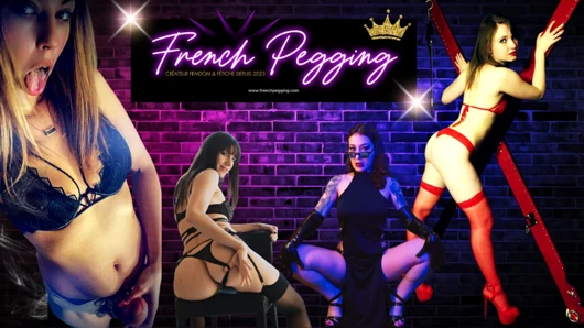 French pegging - femdom pegging BDSM fetish compilation