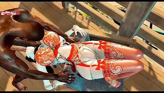 CyberSpace-3D Animasyon Hentai'den Tanrıça Modeli