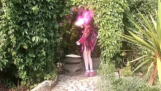 Angel Long ve Açık saçlı Cindy Behr ile grup seks