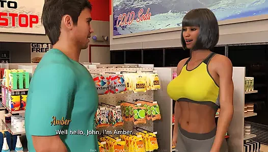 Başka bir adamın karısı: evli adam seksi götlü kızı kendisi ve karısıyla üçlü seks yapmaya davet ediyor - bölüm 5