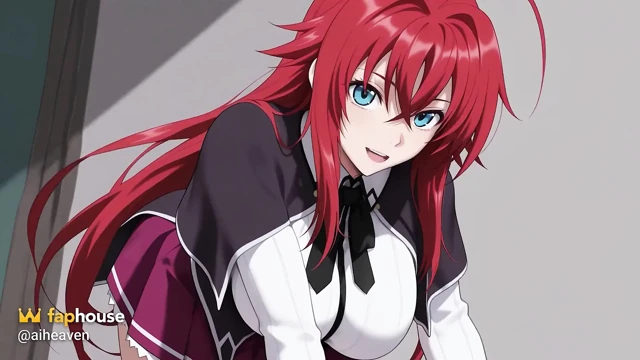 Issei boş bir sınıfta sikişmek için Rias Gremory ile dersi atlıyor! Yüksek üniversiteli dxd hentai sansürsüz bakış açısı