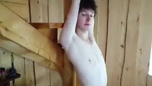 bağlı köle çocuk üzerinde yapay penis post