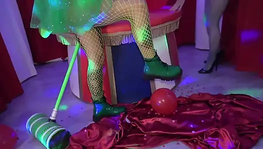 Azgın palyaçolar balon fetişi oyunu