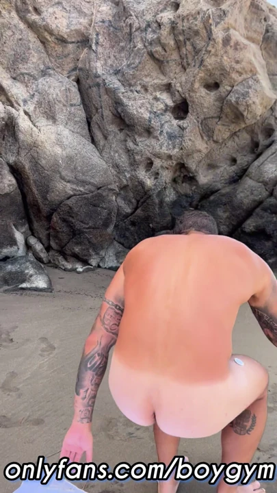 Public Beach Hard Cock😈 Wanna Join Me?