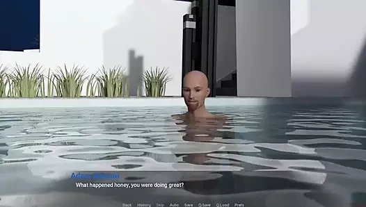 Evden uzakta (vatosgames) bölüm 19 kızıl saçlı ateşli kız loveskysan69 tarafından havuzda