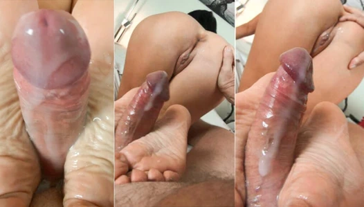 Aşırı ayakla muamele! Çılgın ayak göt sikişi!