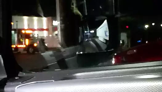 Benim timsah için kamyon durağında hızlı baştankara