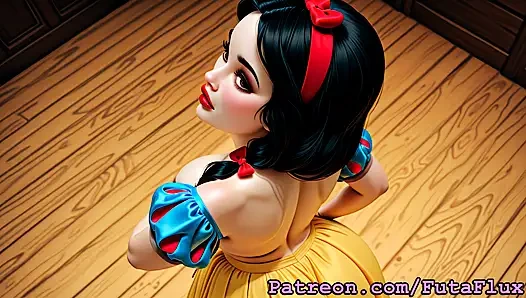 Futanari snow white - mastürbasyon, boşalma, kendini emme ve daha fazlası!