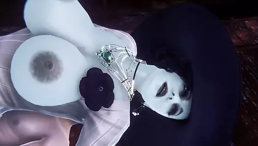 Alcina Dimitrescu üstte kaşık yapıyor - resident evil village kısa klip