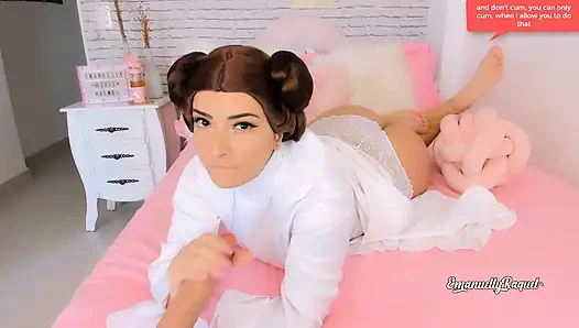 Leia prenses cosplay 31 talimatı ahegao ağzına boşalma emanuelly raquel