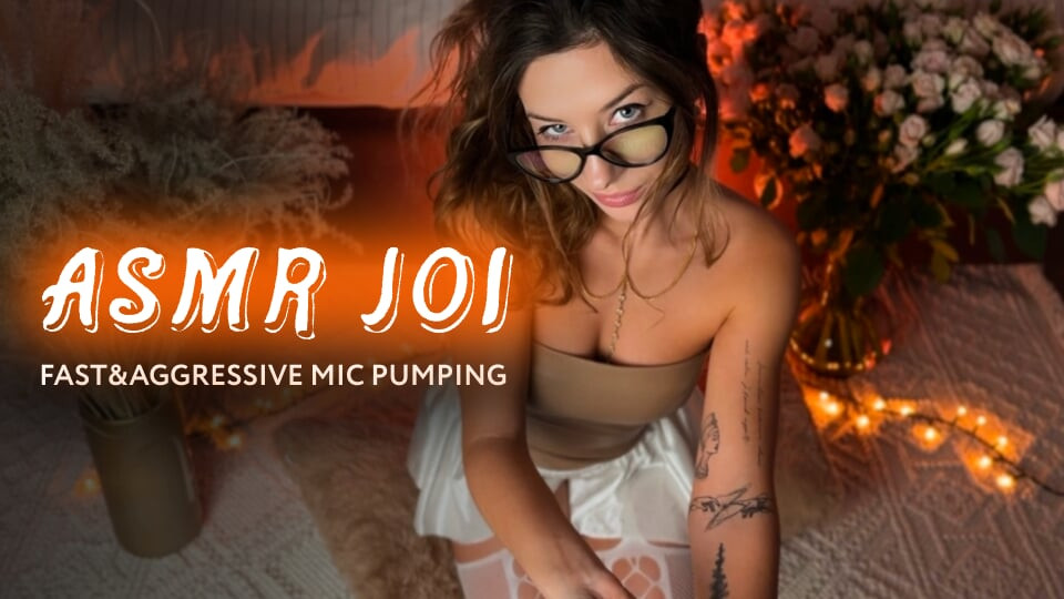 ASMR 31 TALIMATı. Seksi öğretmenin hızlı ve agresif mic yarağını pompalıyor. Amy Haze