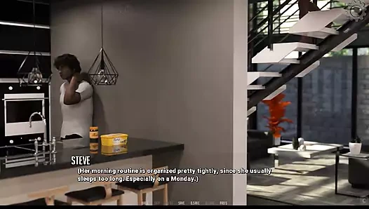 Ateşle oynamak - büyük memeli ve mor saçlı tombul camgirl penisimden memnun