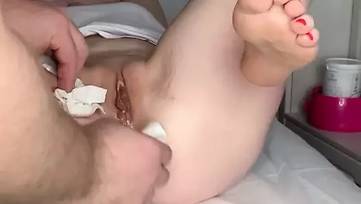 Duş önce rüyalar ile bir sert çük