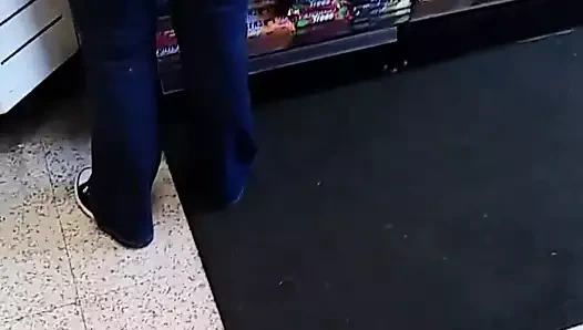 Orta yaşlı seksi kadının götü