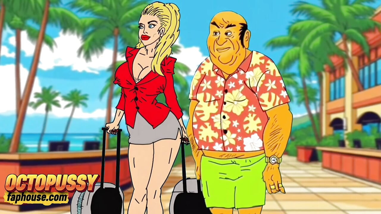 Evli kaltak büyük zenci yarağını emiyor ve Hawaii'de bir otelde sikiliyor