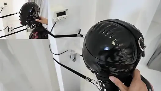 Mz33 - diz çöktürme eğitimi için lateks tek eldiven kısıtlaması