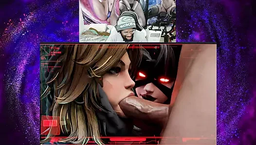 Ellen herkesin içinde sulu amıyla oynuyor, kötülük iw'in yarak emmesini izliyor, mercy bir doktoru emiyor