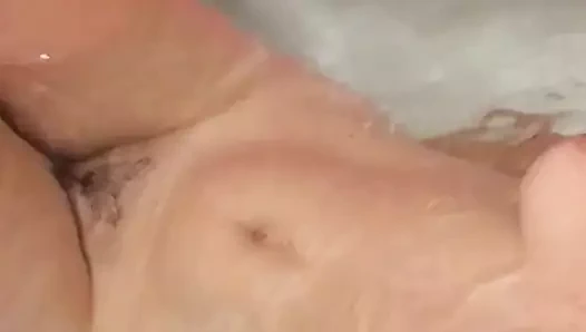 Splish sıçrama, banyo yapıyordum