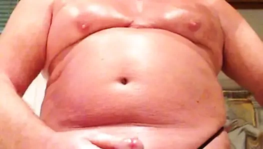 Brust,Bauch ,Penis und Sperma