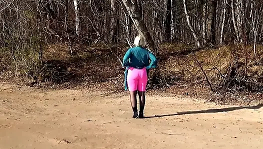 Sexy outfit for spring walk