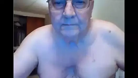 Webcam üzerinde büyükbaba gösterisi