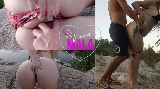 Arjantin'de nehirde bir turisti sikiyorum. Açık havada amatör seks