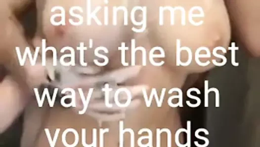 Elleri yıkamanın ideal yolu!