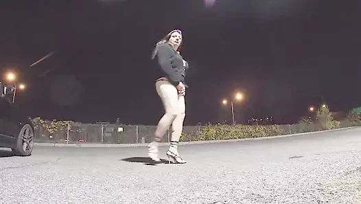 Sıcak bir kasım gecesi olgun sissy cd - solo eğlenceli crossdresser fahişe.