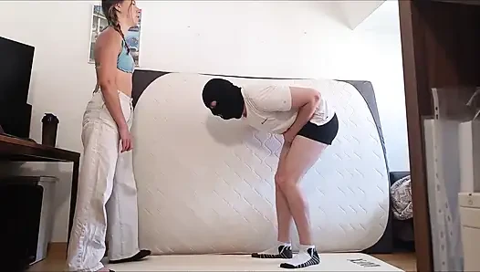 Hard Kicks From Her in the Balls