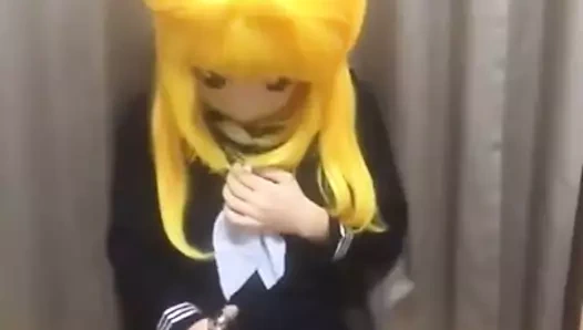 Kigurumi okul üniforması titreşimli