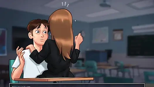 I kiss my Petite French Teacher in class in Summertime sagaI kiss my Petite French Teacher in class in Summertime sagaI kiss my