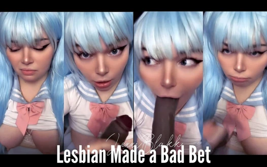 Lezbiyen kötü bir iddiaya girdi