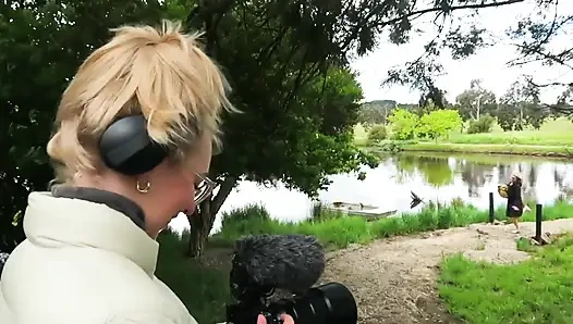 Charlie Forde, Laney Day, Finley Kay, Leo Embers, Caleb Arcane, Mishel Karen'ın rol aldığı eve bağlı sahne arkası