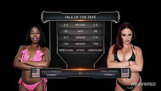 Lezbiyen seks wrestling ile sarah brooke vs mocha menage