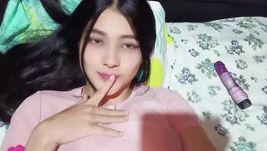 Beautiful girl showing her tits and ass