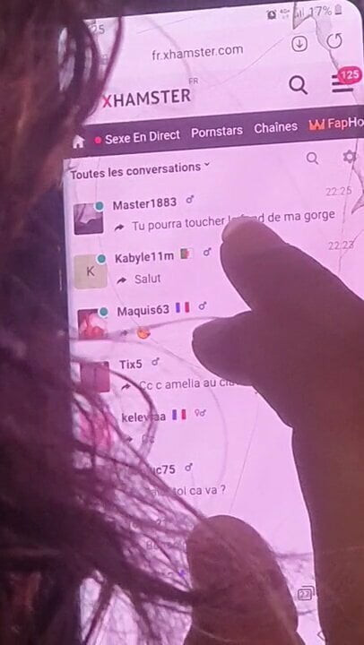 Elle parle a ces amants quand je la baise part1