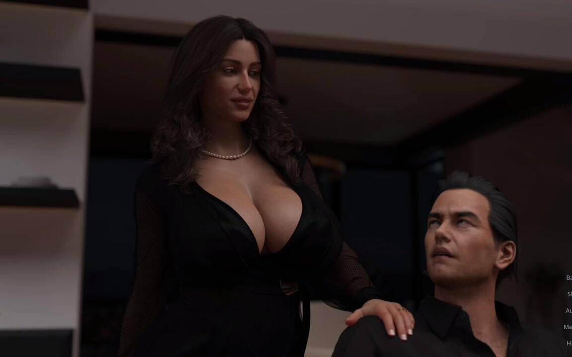Yemek masasında, üvey annemin büyük göğüslerine ereksiyon oldum - ve üvey kız kardeşim her şeyi gördü - sert dersler - e02