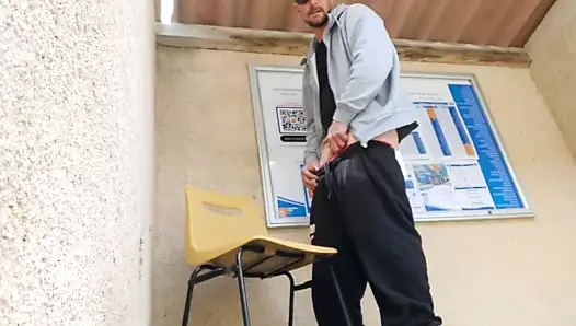 istasyon platformunda mastürbasyon