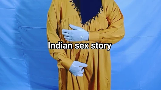 Hintli güzel tesettürlü Müslüman çift seks için susamış