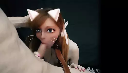 Gerçek hayatta Waifu kedi kız - gerçek hayat hentai